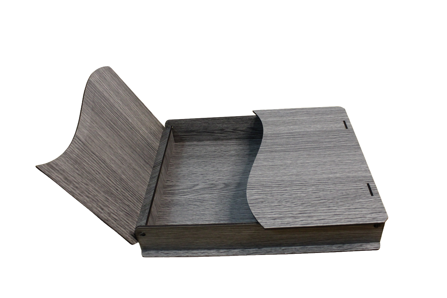 Runde Pralinenbox aus Holz