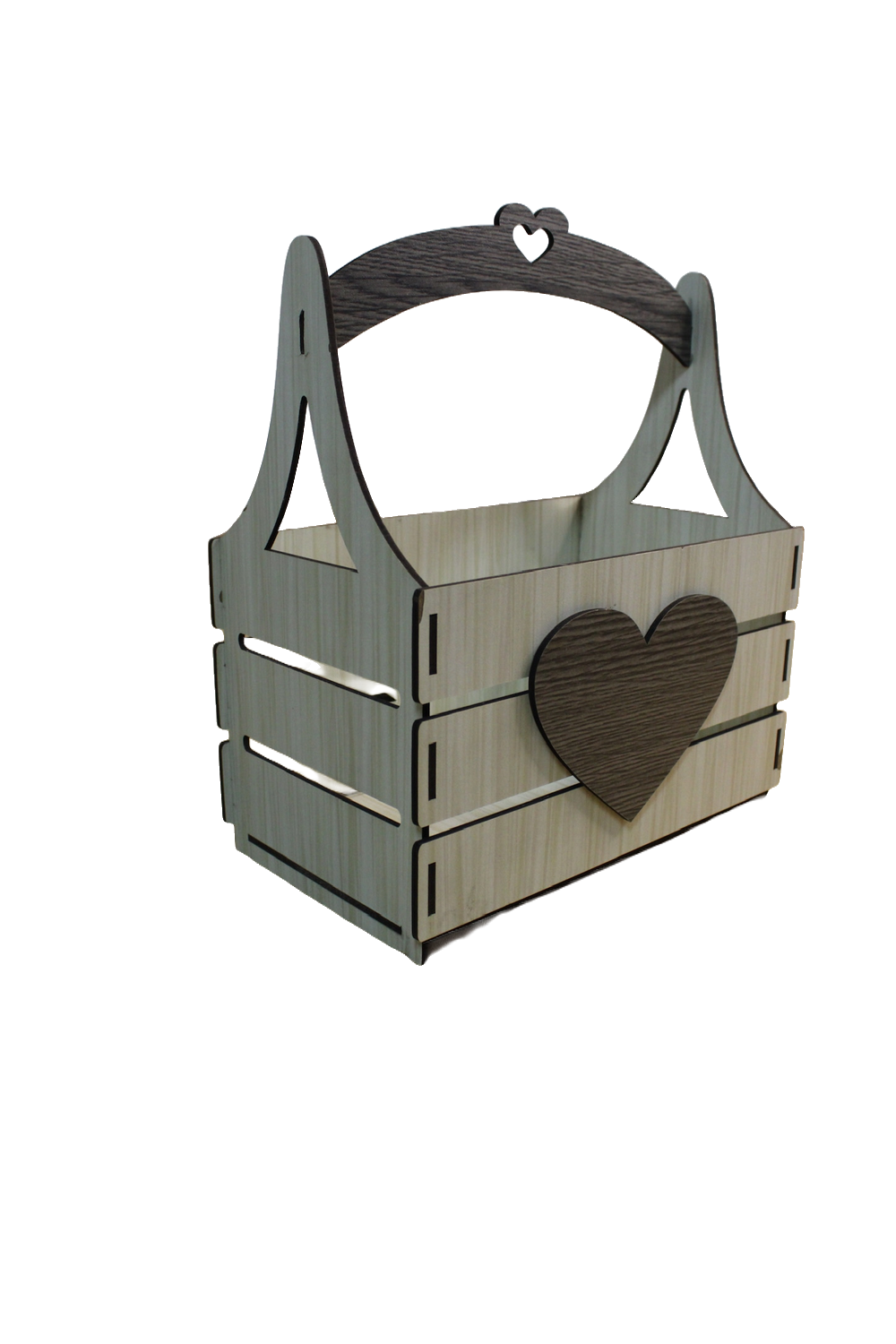 Runde Pralinenbox aus Holz