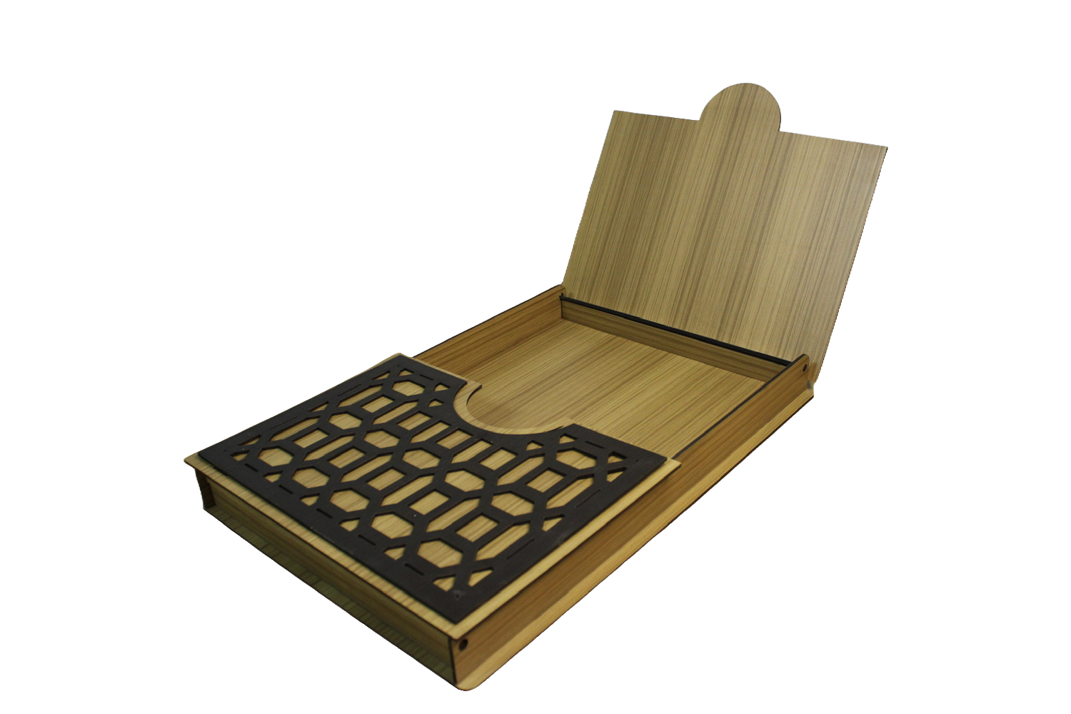 Runde Pralinenbox aus Holz
