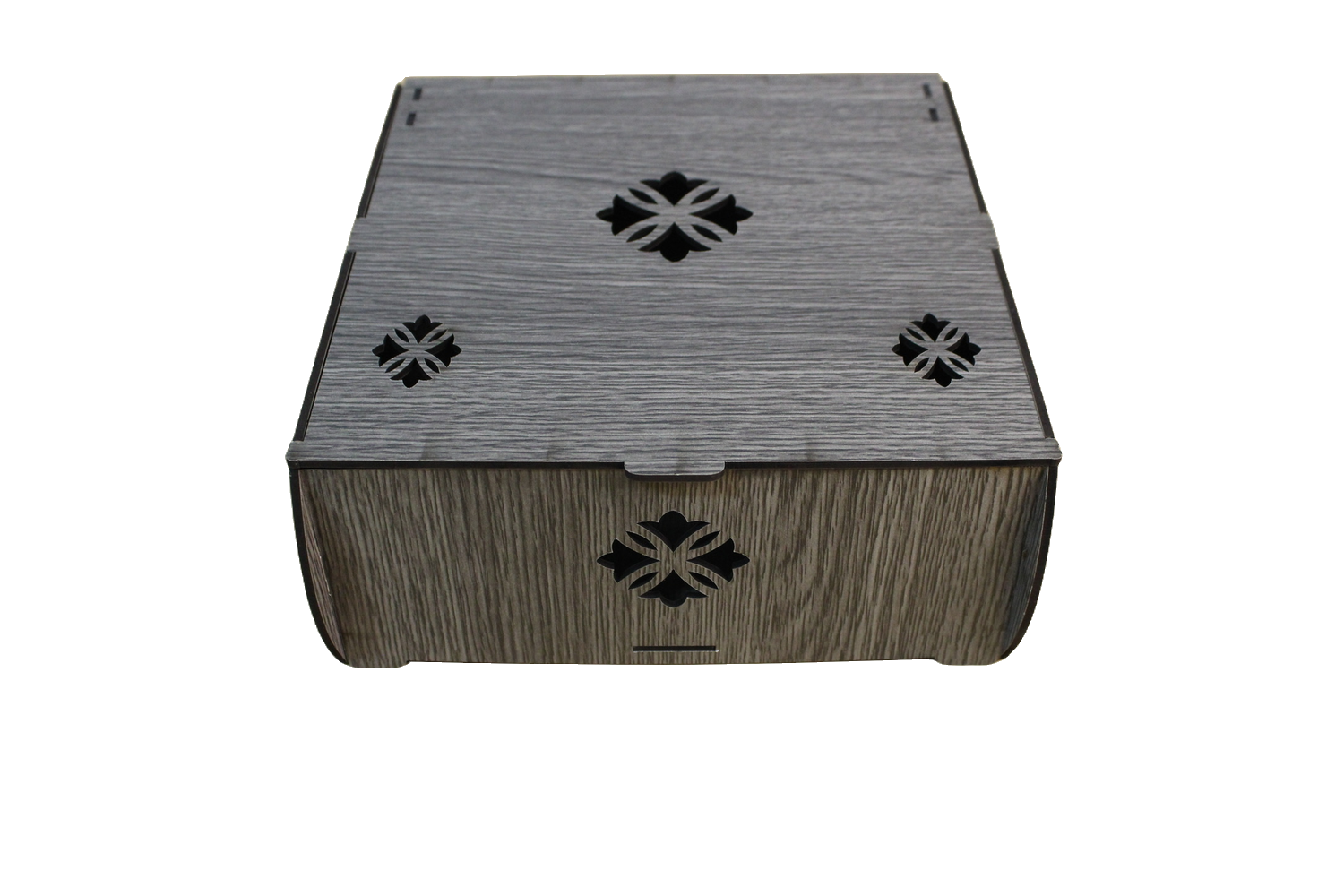 Runde Pralinenbox aus Holz