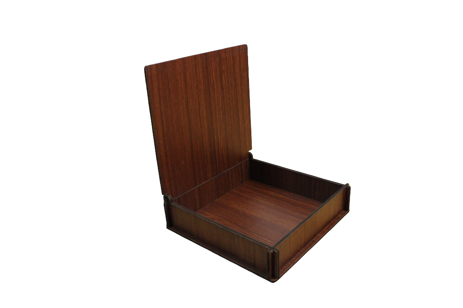 Runde Pralinenbox aus Holz