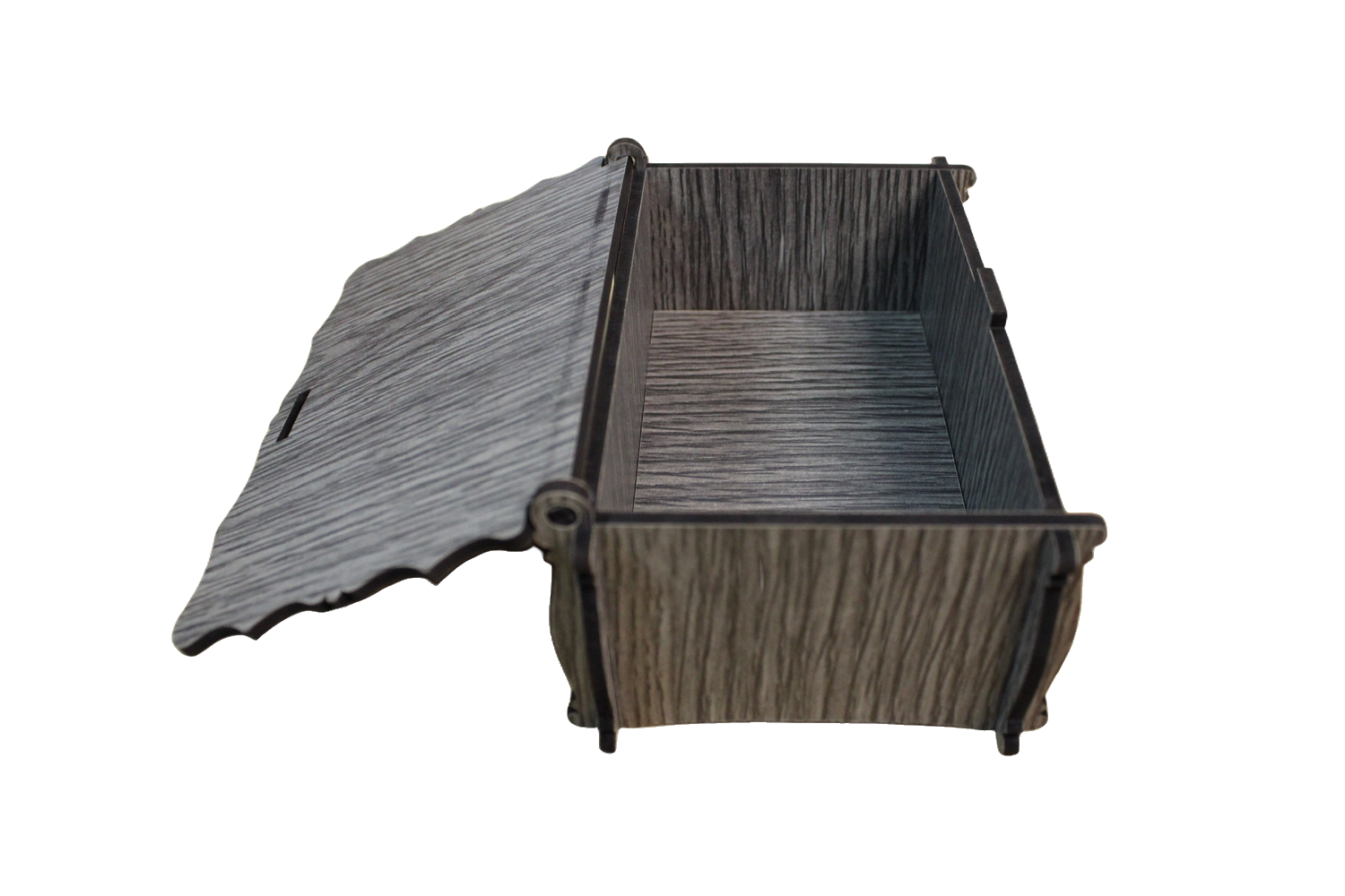 Runde Pralinenbox aus Holz