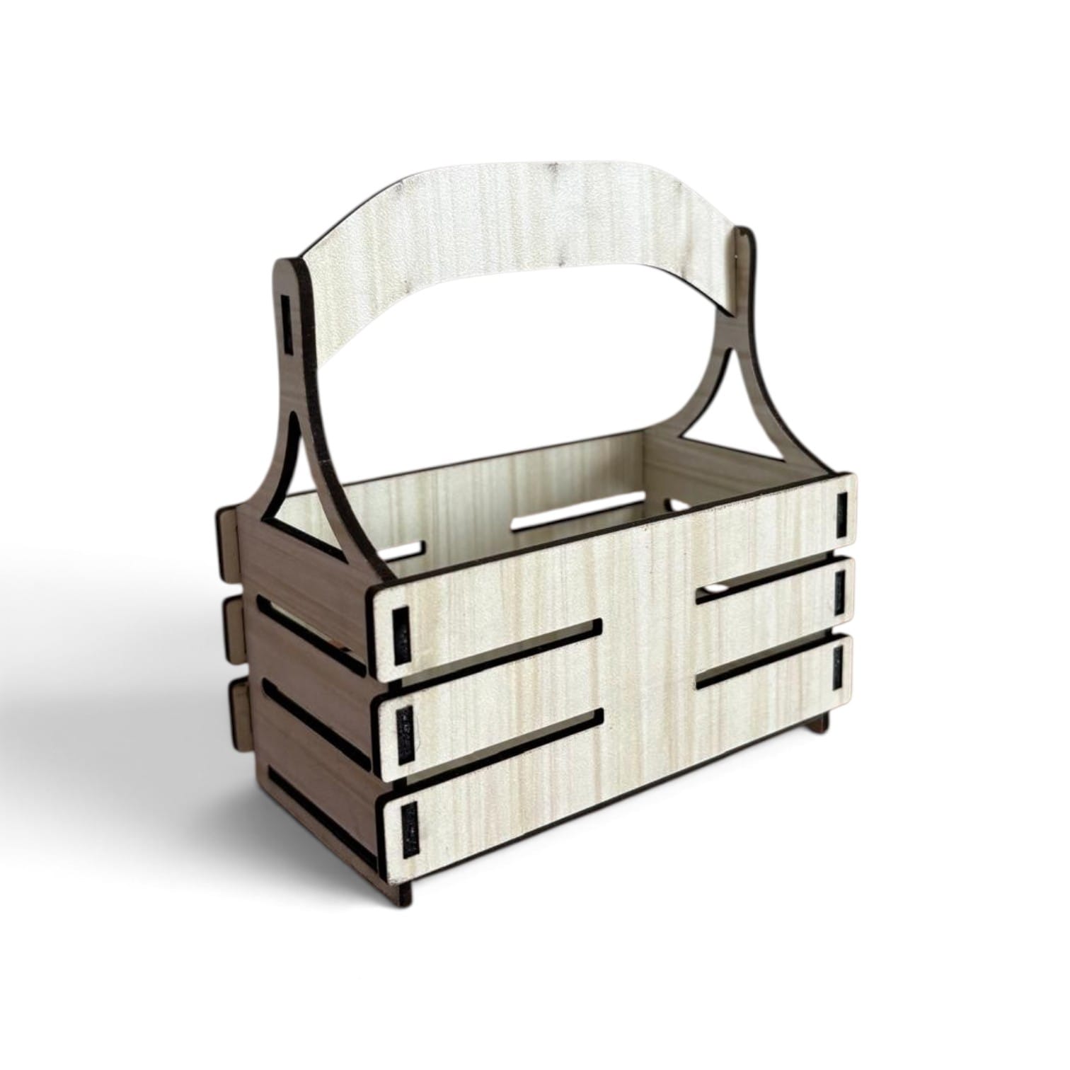 Runde Pralinenbox aus Holz