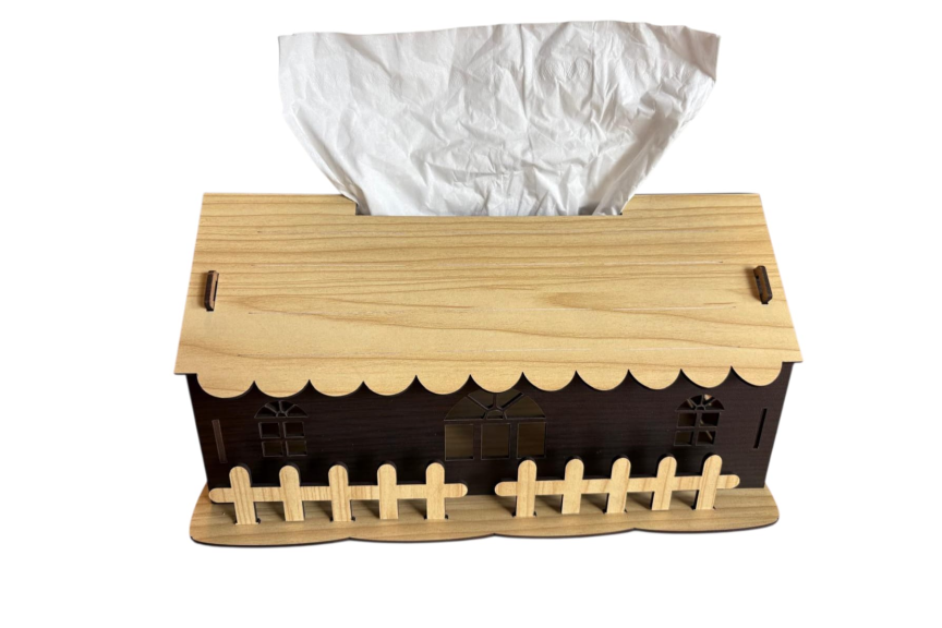 Runde Pralinenbox aus Holz
