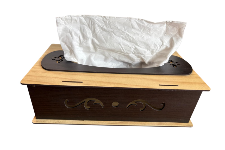 Runde Pralinenbox aus Holz