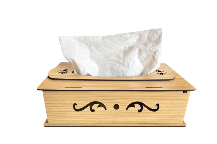 Runde Pralinenbox aus Holz
