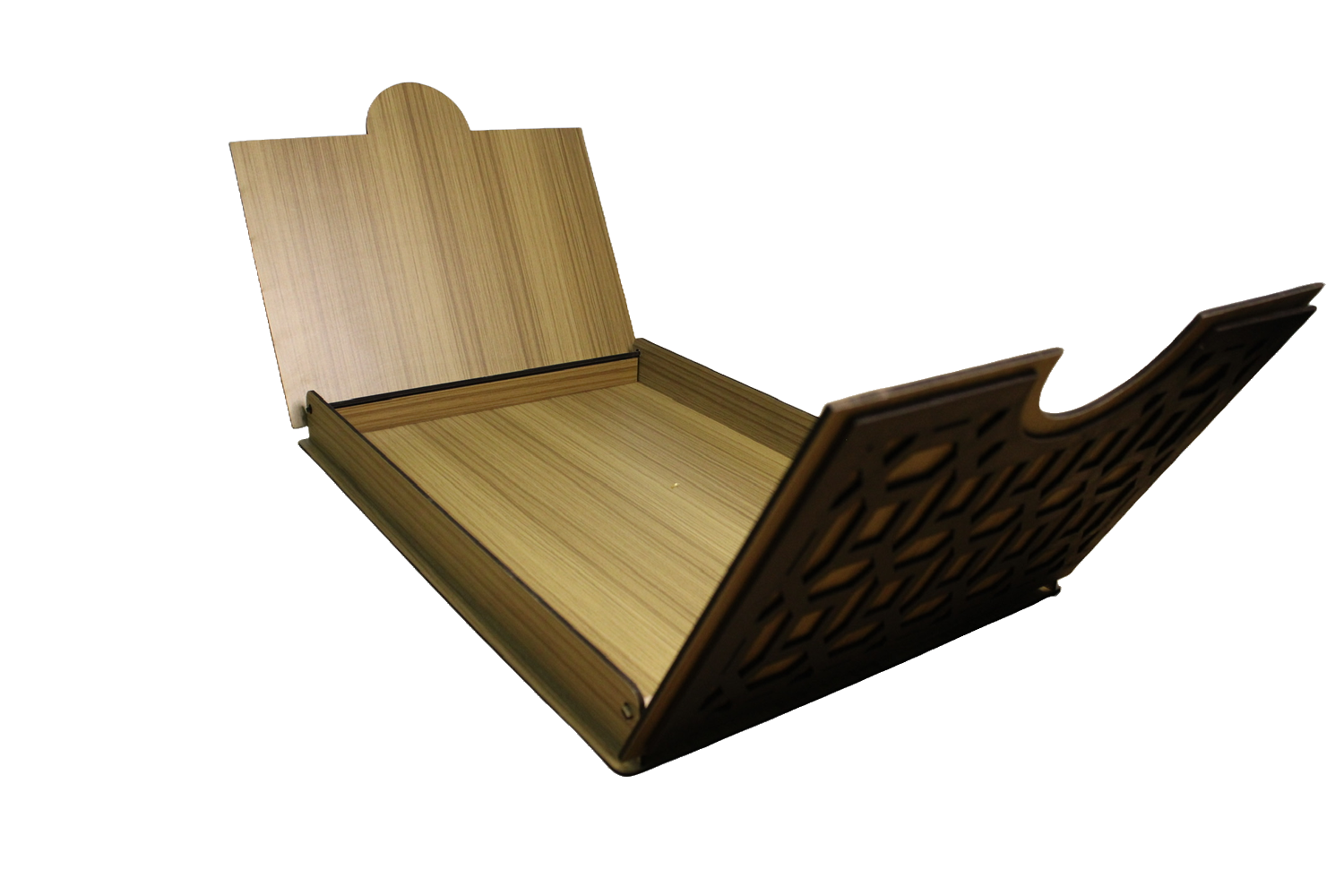 Runde Pralinenbox aus Holz